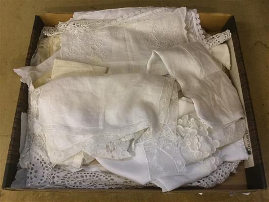 Collection of lace hankies